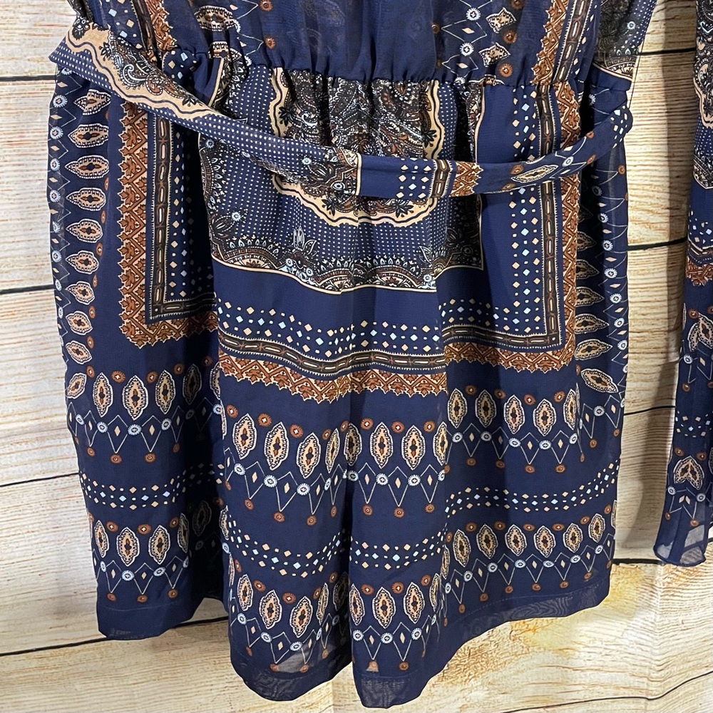 Venus Boho Romper Long Flutter Mesh Sleeves Women… - image 7